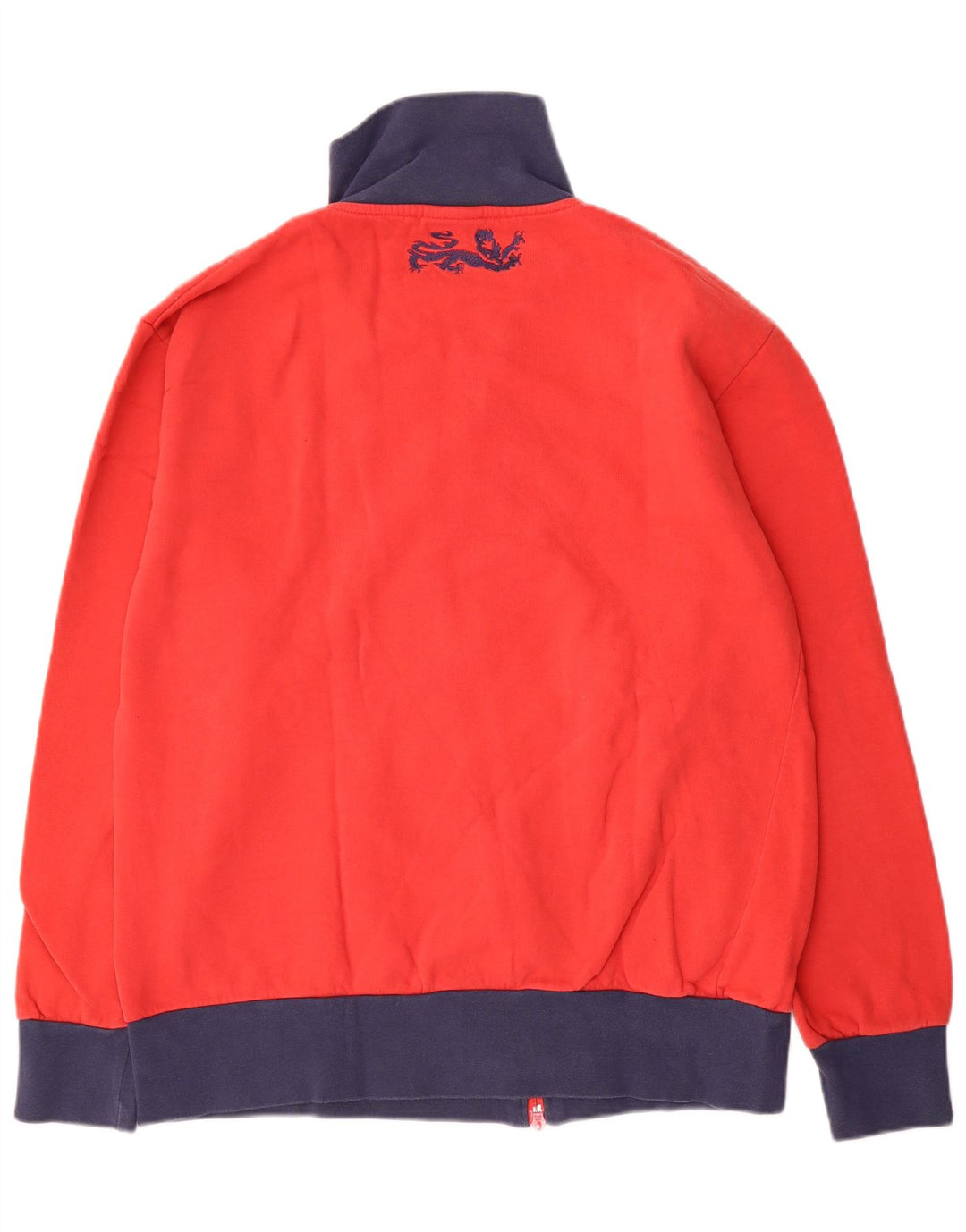 Мужской спортивный костюм Umbro, верхняя куртка XL, красный хлопок с цветными блоками