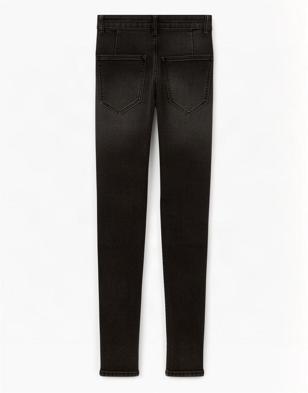 Женские джинсы скинни Zara EU 22 2XS W22 L27, черный хлопок