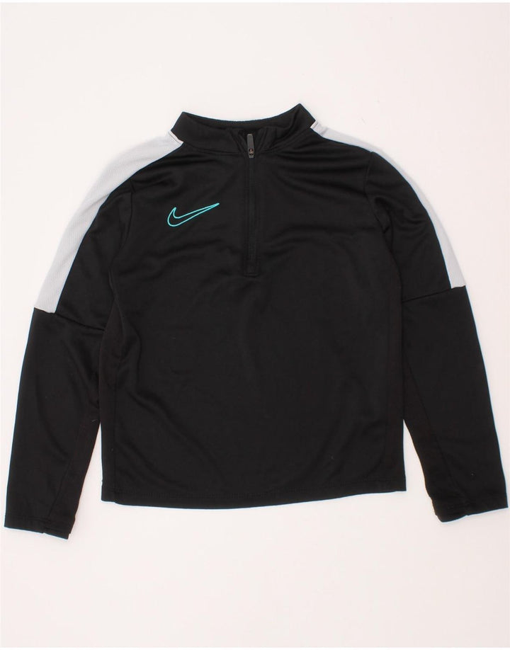 Пуловер спортивный костюм Nike Dri Fit для мальчиков, 4–5 лет, маленький черный с цветными блоками