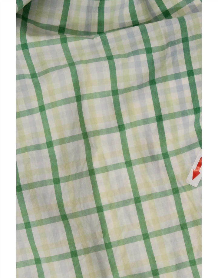 Мужская рубашка Tommy Hilfiger 2XL из хлопка в зеленую клетку