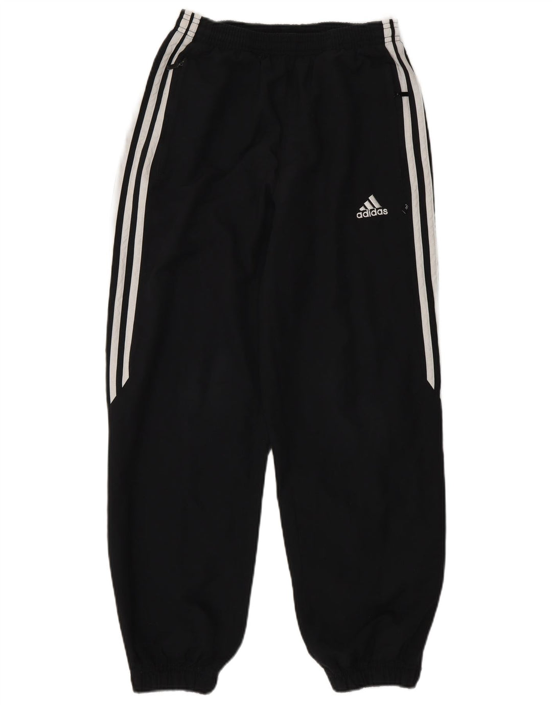 Спортивный костюм Adidas для мальчиков, брюки для бега, 11-12 лет, черный полиэстер