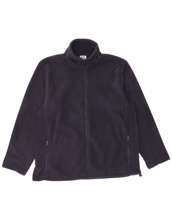 Мужская флисовая куртка Russell Athletic UK 44 2XL темно-синяя из полиэстера