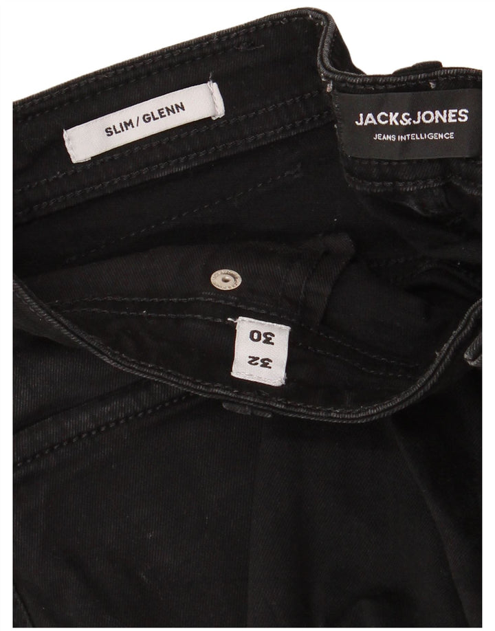 Мужские зауженные джинсы JACK & JONES GLENN W32 L30, черный хлопок