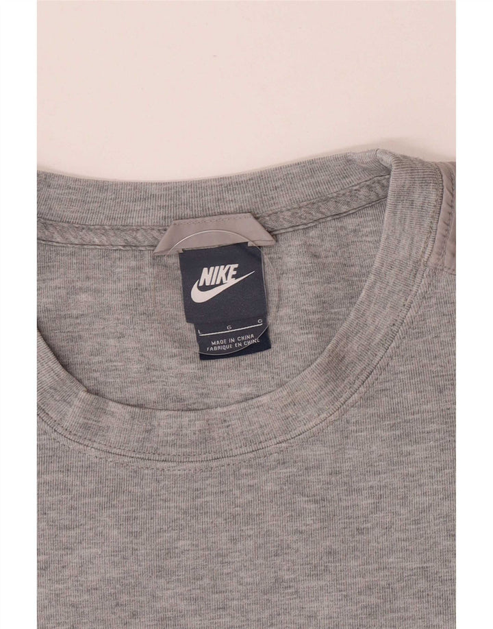 Женский свитер Nike UK 14, большой серый в крапинку