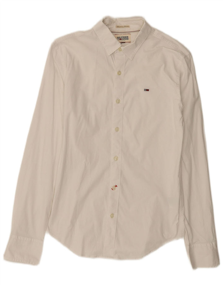 Мужская рубашка Tommy Hilfiger XS, белый хлопок