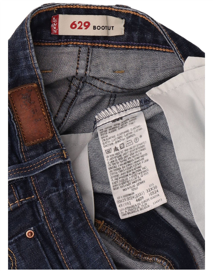 Женские джинсы Levi's 629 Bootcut W32 L30 Темно-синие, хлопок
