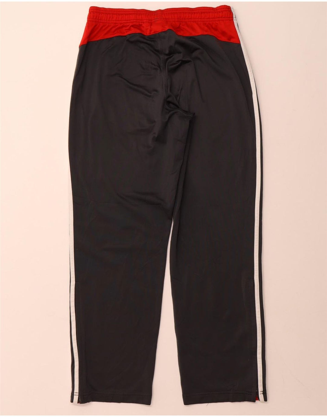 Мужские спортивные брюки ADIDAS UK 38/40, средний серый полиэстер с цветными блоками