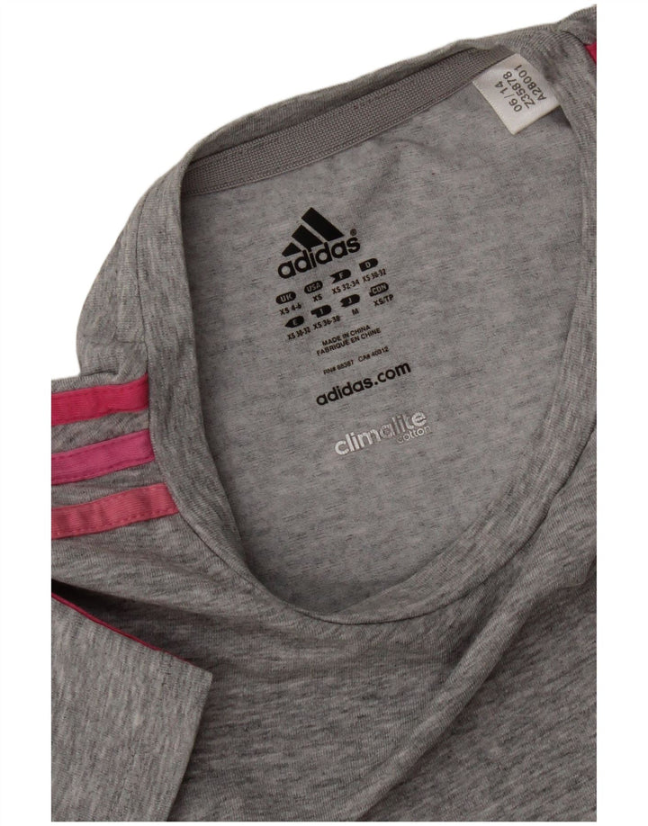 Женская футболка Adidas Climalite Top UK 4/6 XS Серая