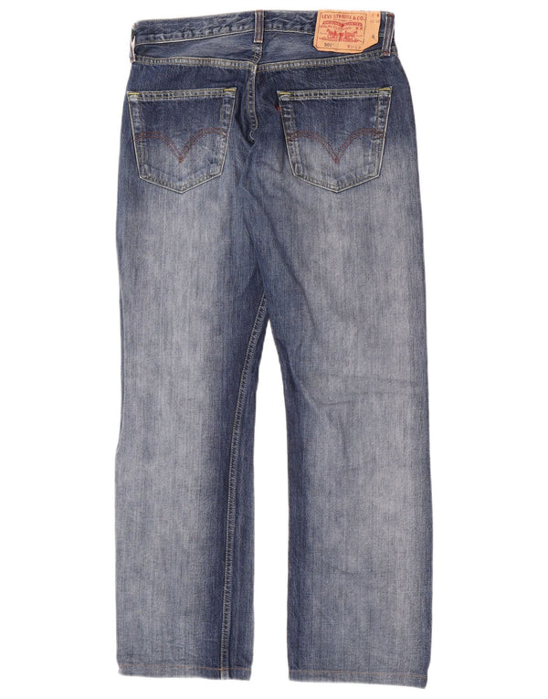 Мужские прямые джинсы Levi's 501 W31 L30 синие, хлопок