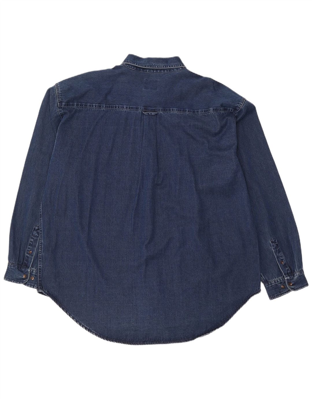 Мужская джинсовая рубашка Wrangler 2XL темно-синяя, хлопок