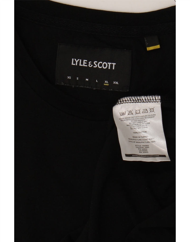 Мужская футболка Lyle & Scott Top XL, черный хлопок