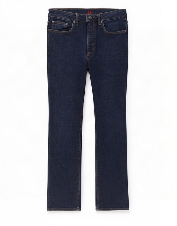 Crew Clothing Женские прямые джинсы W34 L30, синий хлопок