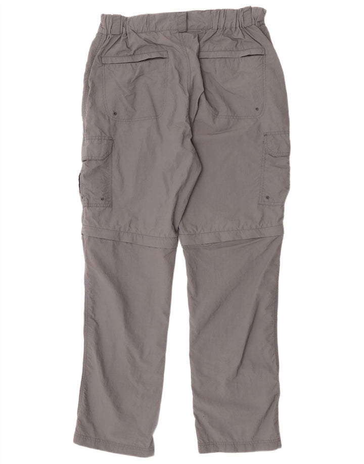 Мужские прямые брюки-карго Mountain Warehouse W34 L31, серый нейлон