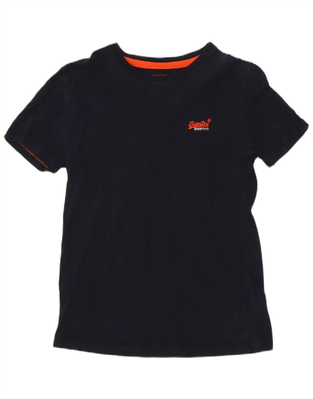 Мужская футболка Superdry, маленькая, темно-синяя, хлопковая