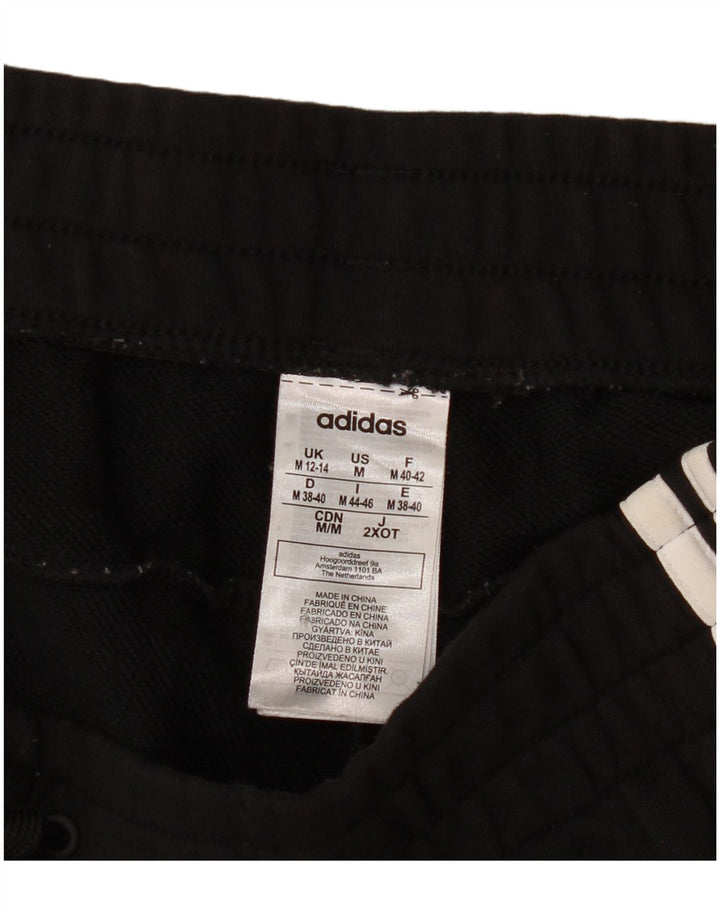 Женские спортивные брюки Adidas Joggers UK 12/14, средний черный хлопок