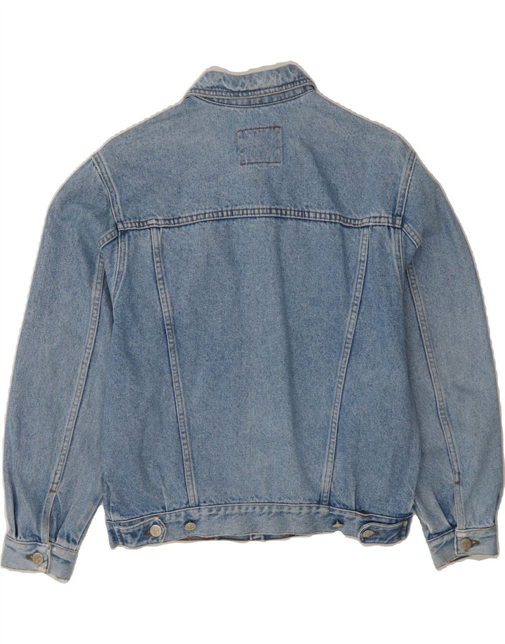 TRUSSARDI Boys Denim Jacket 11-12 Years Blue Cotton Vintage Trussardi and Second-Hand Trussardi from Messina Hembry 