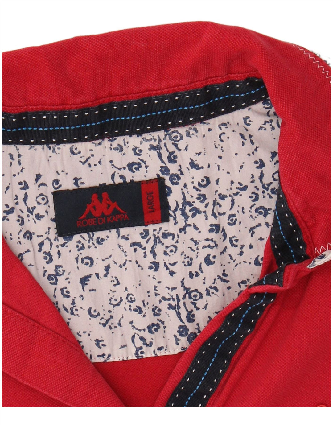 Женская рубашка поло KAPPA UK 14, большая красная, хлопок