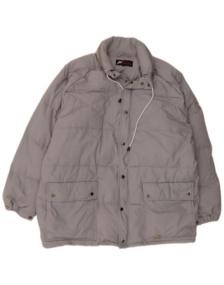 Мужская утепленная куртка C&A с капюшоном EU 52 XL, серый полиэстер