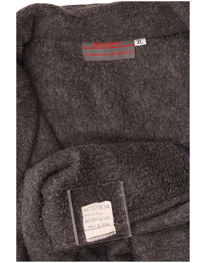 Винтажный мужской флисовый жилет UK 42 XL, серый полиэстер