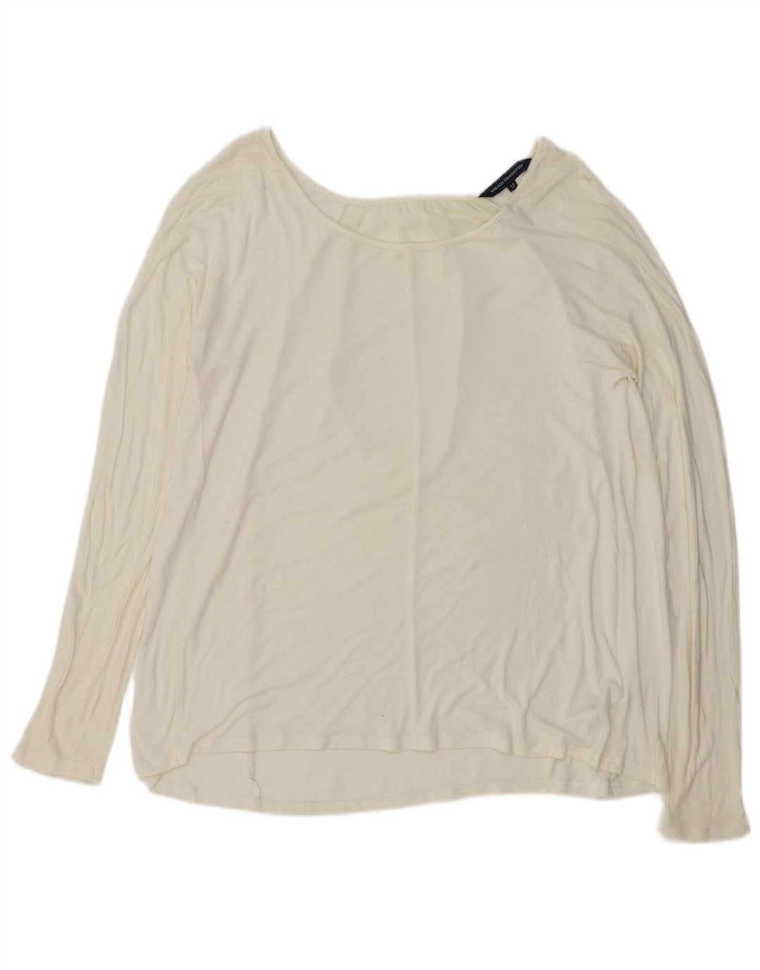 FRENCH CONNECTION Женская блузка оверсайз-топ UK 14 Medium Off White