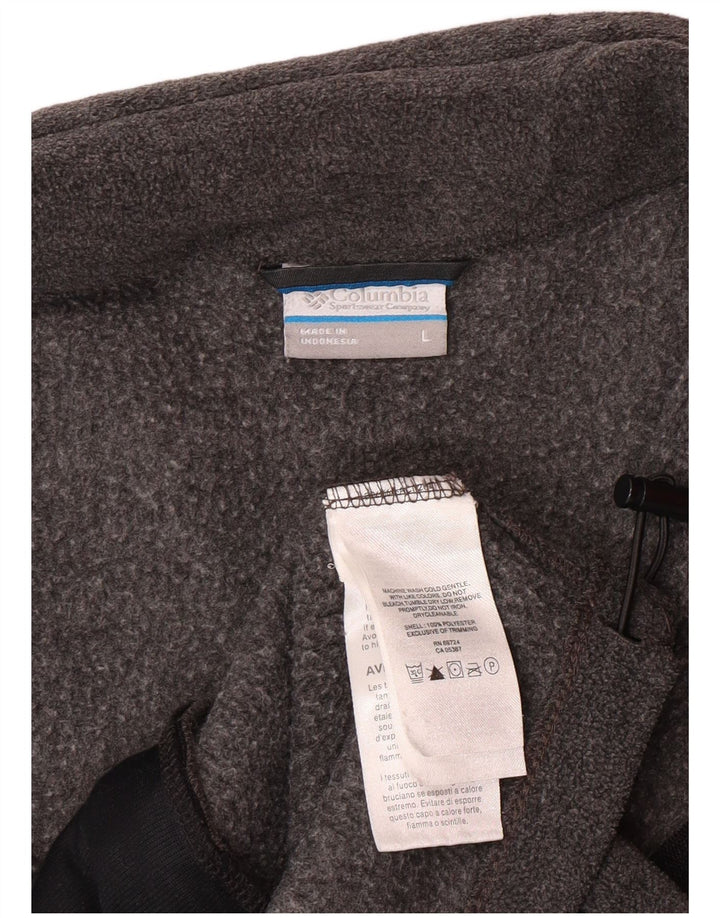 Мужская флисовая куртка COLUMBIA UK 40, большой серый полиэстер