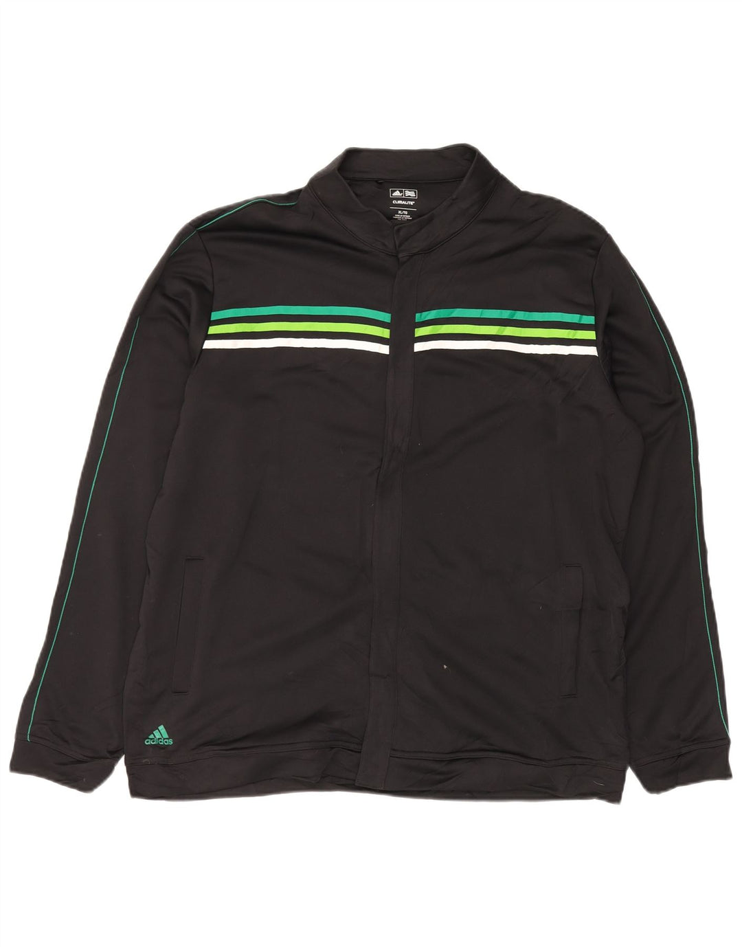 Мужская спортивная куртка Adidas Climalite XL, черный полиэстер