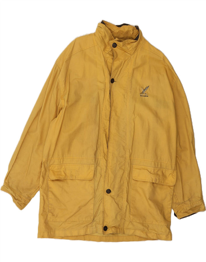 PAUL & SHARK Mens Windbreaker Jacket UK 44 2XL Yellow Vintage Paul & Shark and Second-Hand Paul & Shark from Messina Hembry 