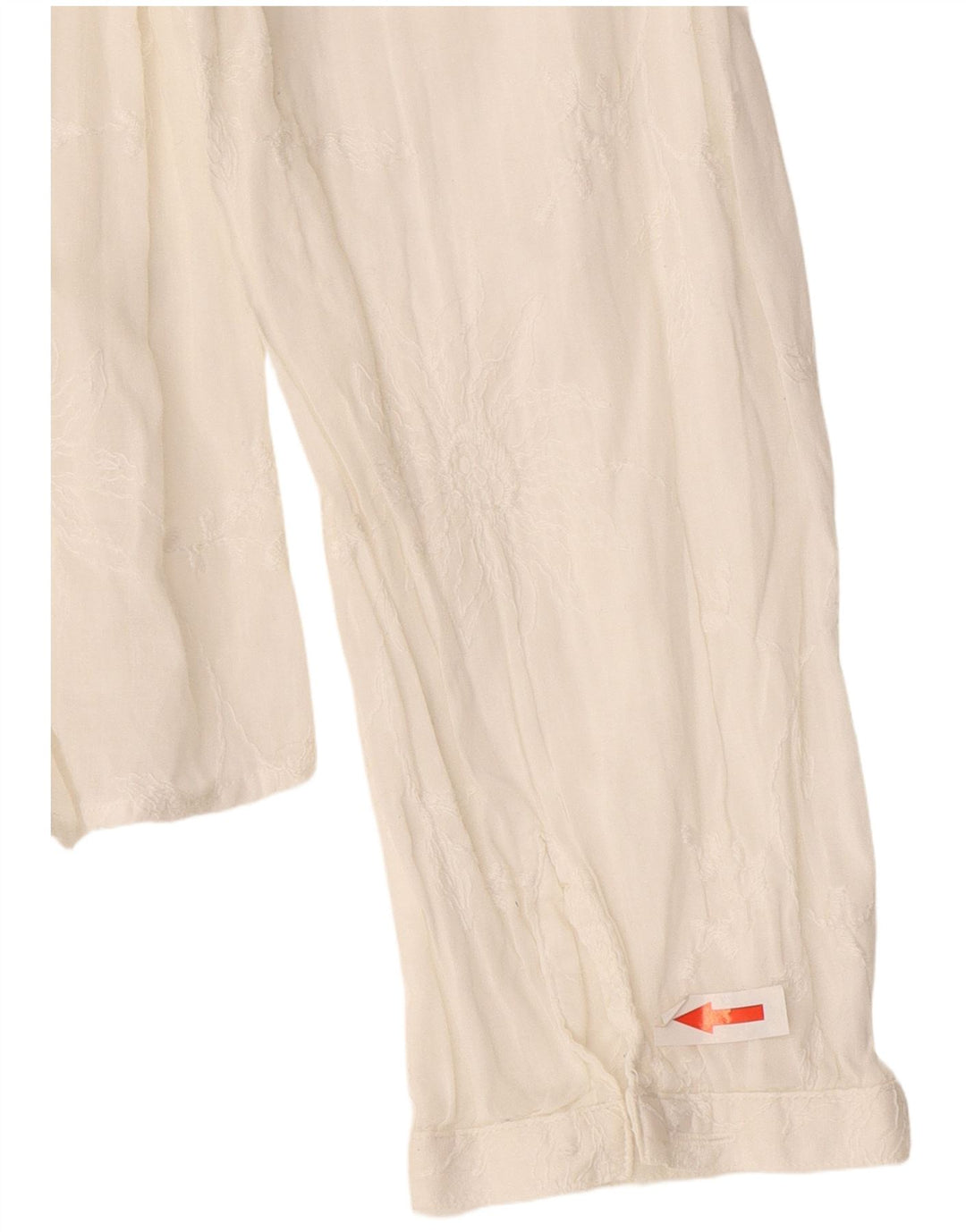 Женская рубашка Massimo Dutti EU 44 XL с белым цветочным принтом