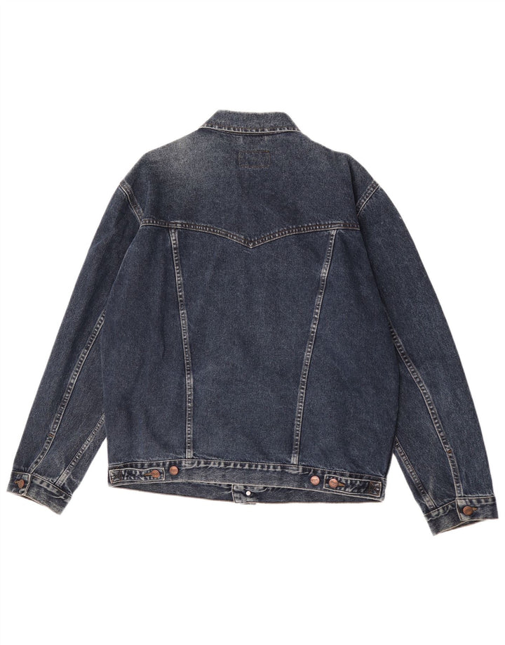 Мужская джинсовая куртка Wrangler UK 42 XL, синяя, хлопок