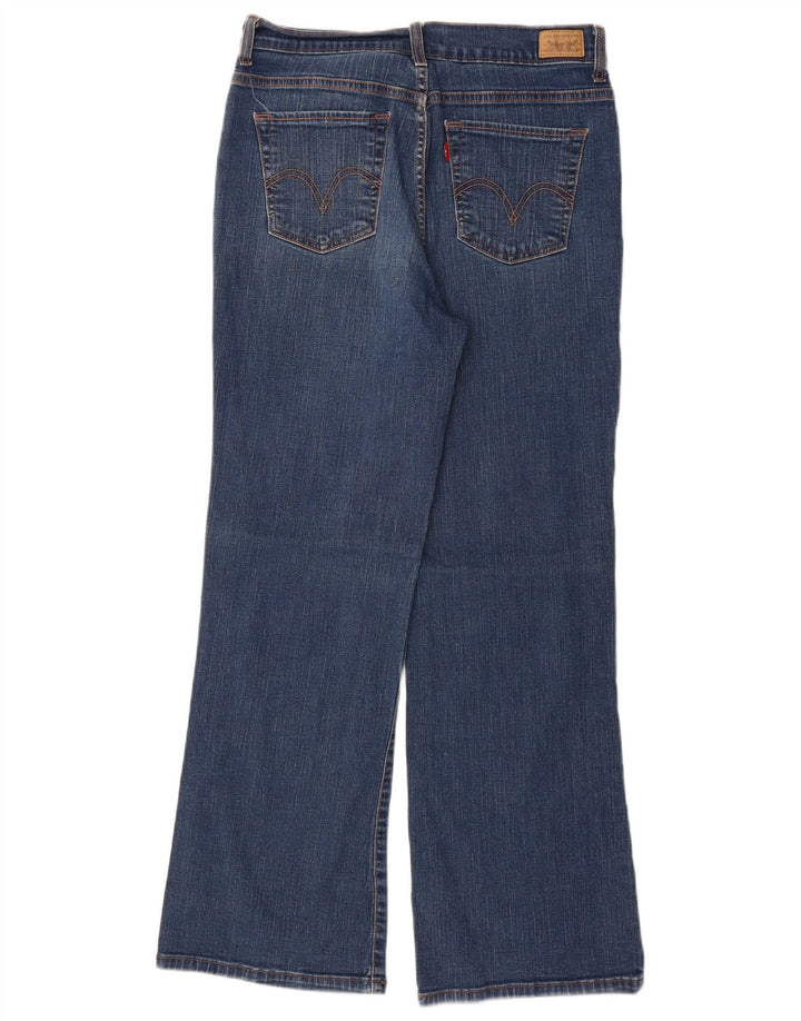 Женские джинсы Levi's 512 Perfectly Slim Bootcut, размер США 12, большие W28 L30, синие
