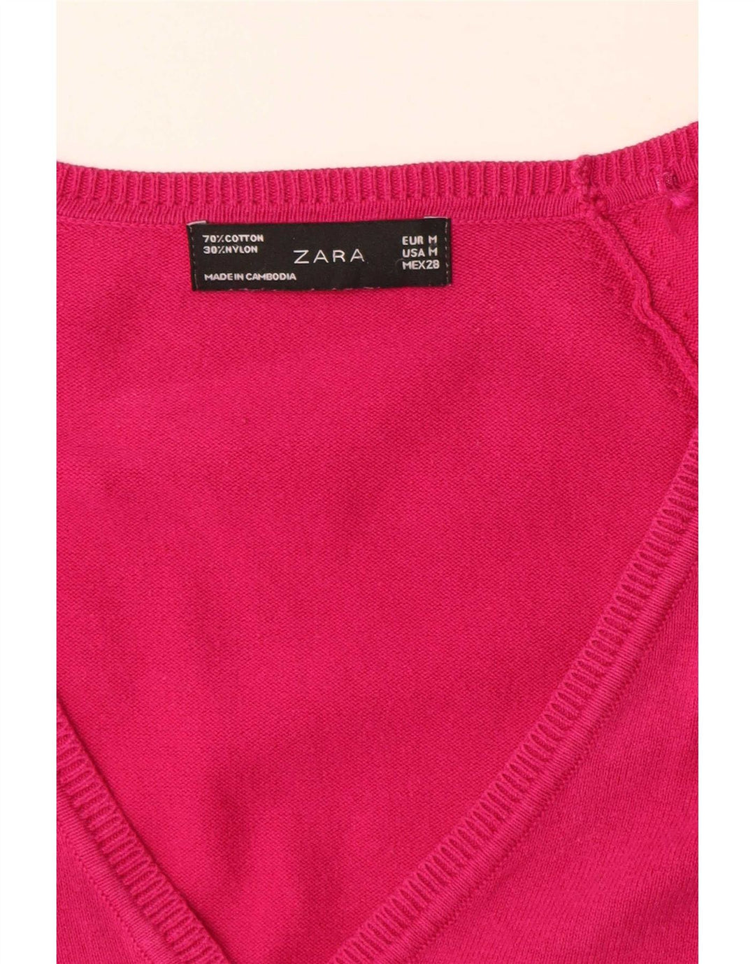 Женский кардиган Zara UK 12, средний розовый