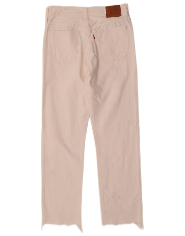 Женские прямые джинсы Levi's 501 W29 L28, белый хлопок