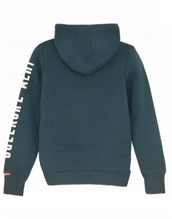 Женский джемпер с капюшоном Superdry UK 10, маленький зеленый, хлопок
