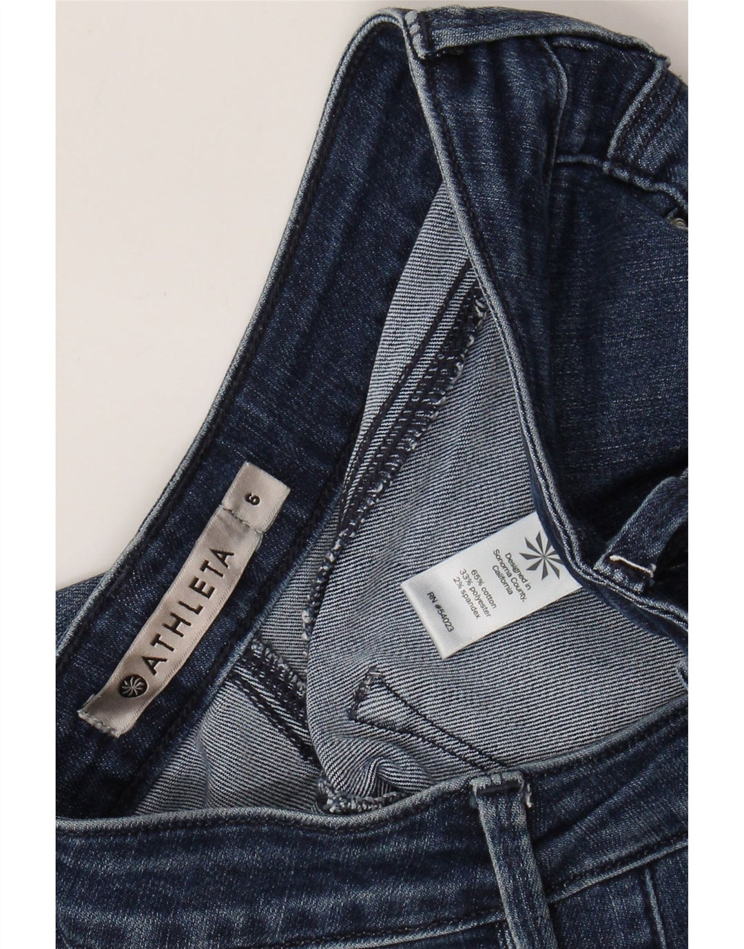 Женские джинсы скинни ATHLETA US 6 Medium W30 L29 Синие, хлопок