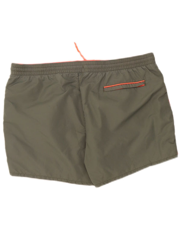 Sundek Womens Swimming Shorts UK 16 Large Khaki Polyester