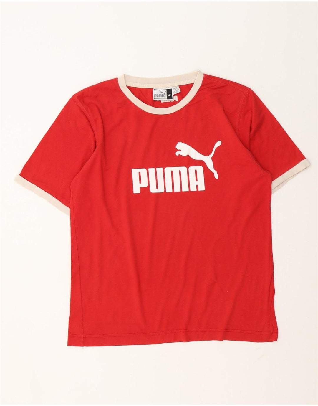 Мужская футболка с рисунком Puma, средний красный