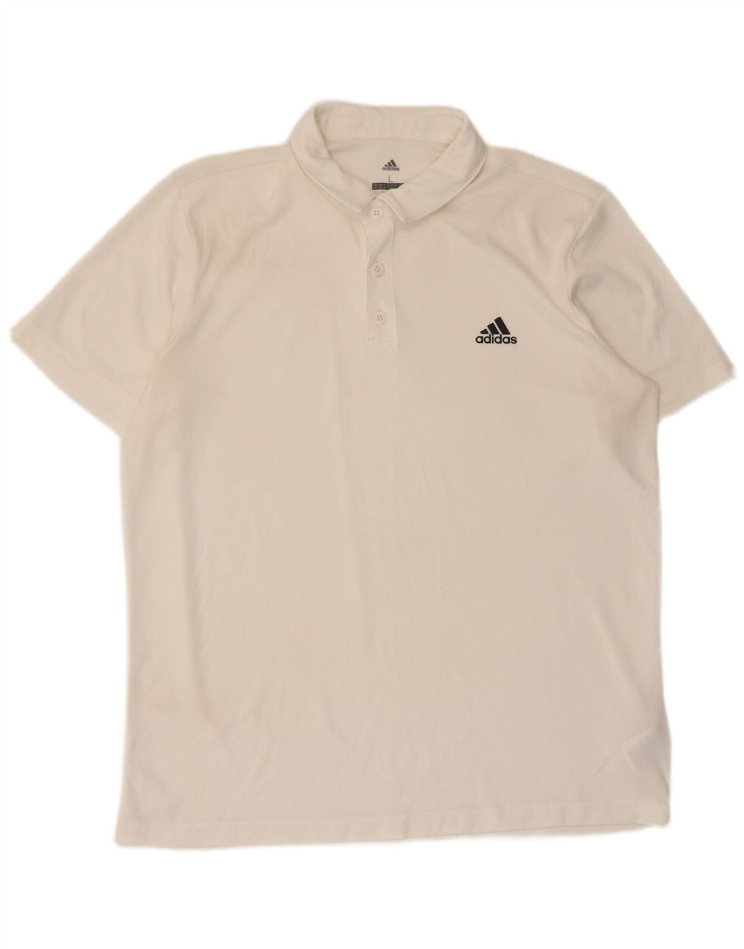Мужская рубашка-поло Adidas Climalite, большая белая полиэстер