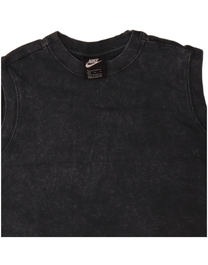 Женский укороченный жилет NIKE UK 18 XL, серый хлопок