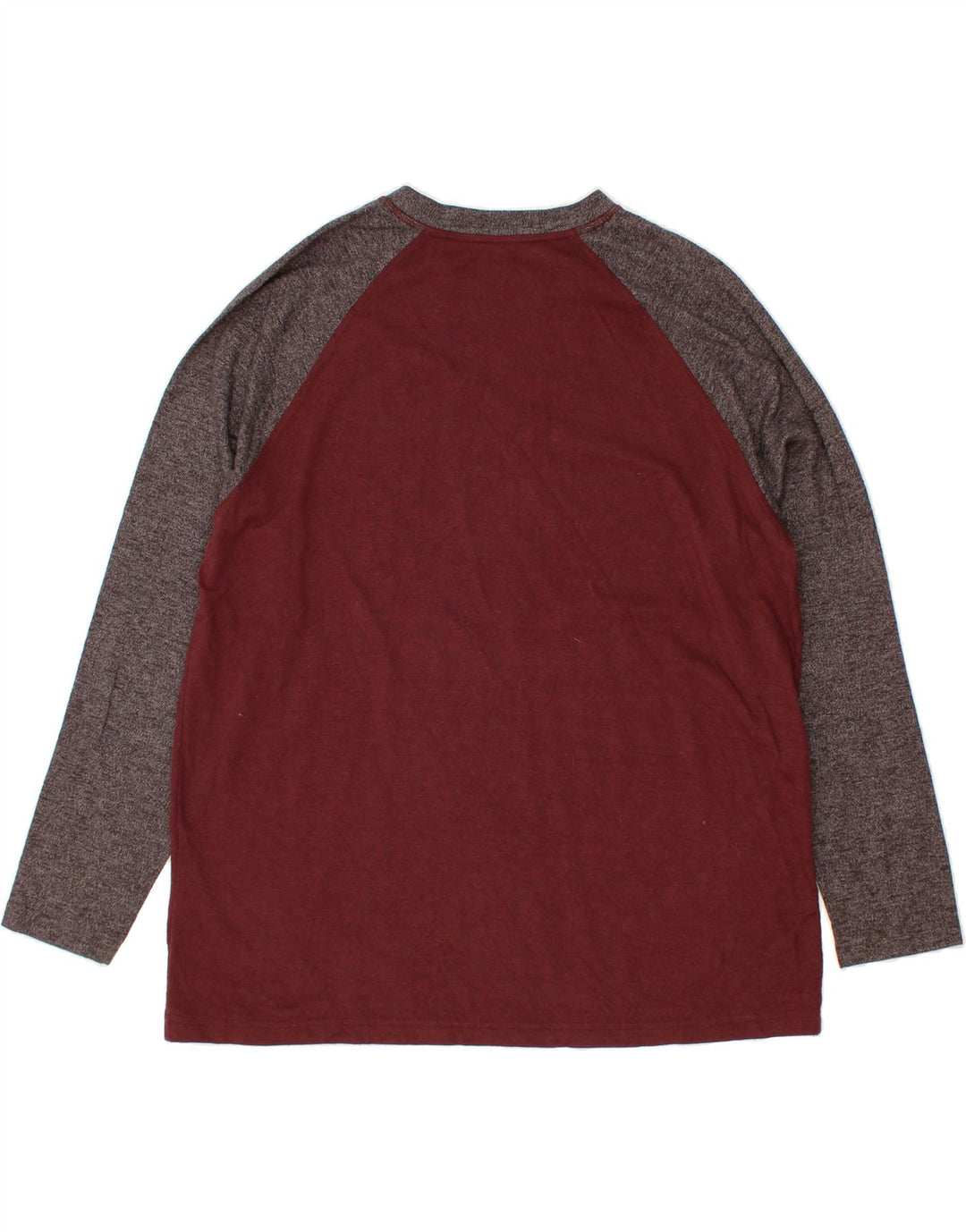 Мужской топ EDDIE BAUER с длинным рукавом 2XL, темно-бордовый, хлопок с цветными блоками