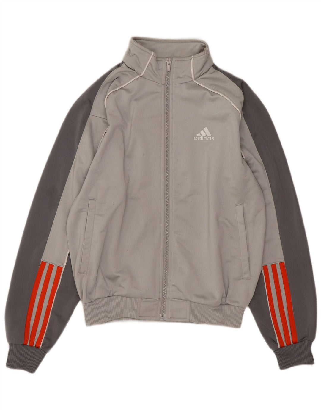 Adidas для мальчиков 11–12 лет, серый полиэстер с цветными блоками