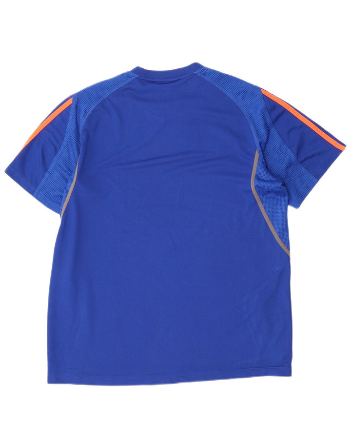 Мужская футболка Adidas Top Medium Blue из полиэстера
