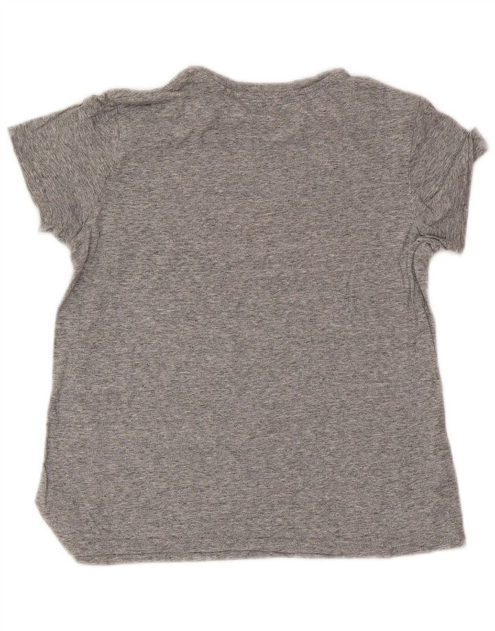 Женская футболка с рисунком Levi's Top UK 10, маленькая, серая, в крапинку
