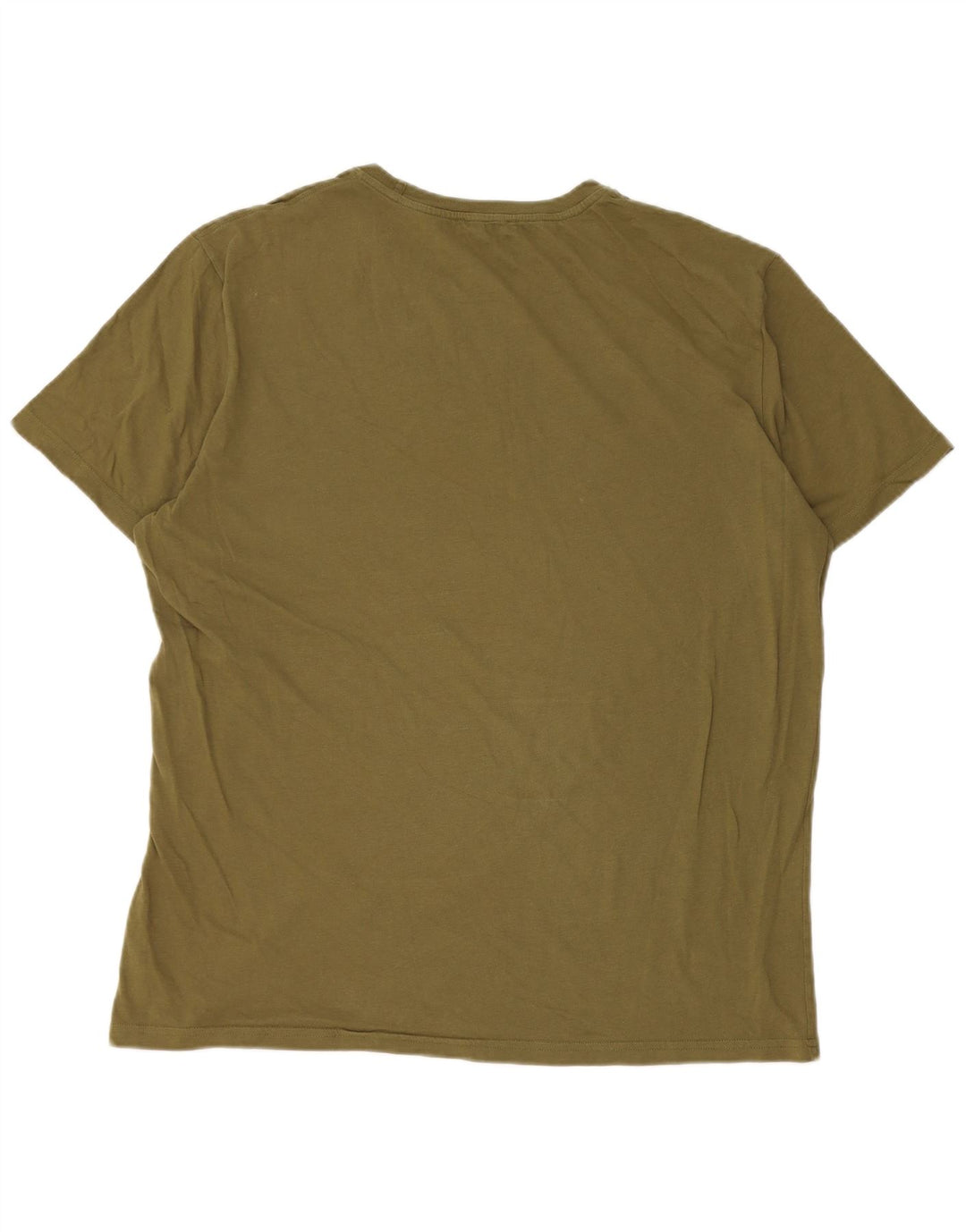 Мужская футболка Benetton Top XL Хаки Хлопок