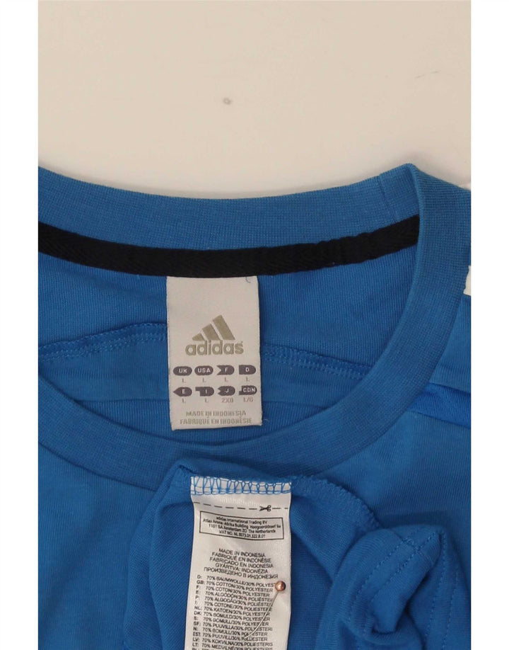 Мужской жилет Adidas Climalite, большой синий хлопок с цветными блоками