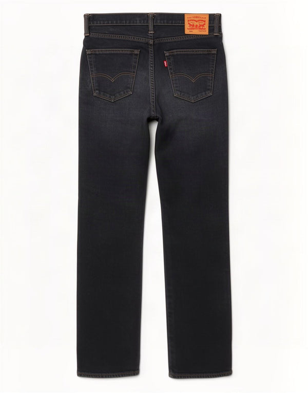 Мужские прямые джинсы Levi's 504 W32 L32 темно-синие, хлопок