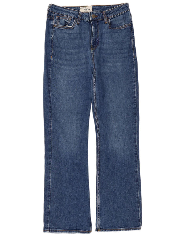 Женские джинсы Bootcut Fat Face UK 12, средние W30 L29, синие, хлопок