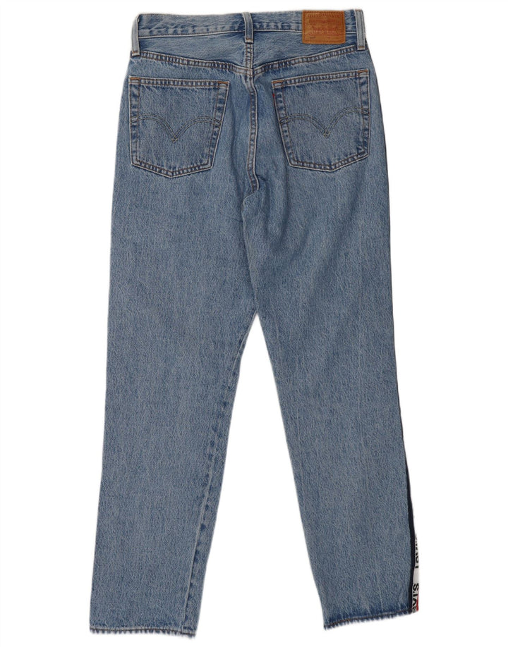 Женские прямые джинсы LEVI'S 501 с рисунком W28 L27 синие