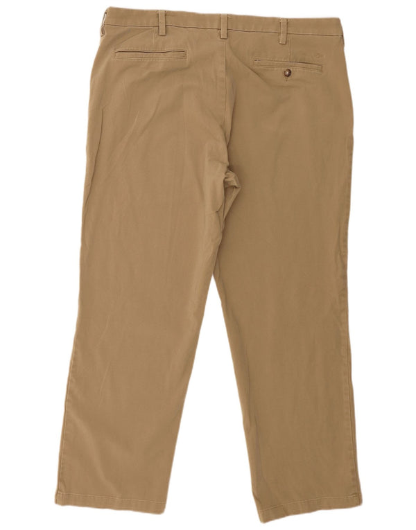 Мужские прямые брюки-чиносы Dockers классического кроя W40 L29 бежевого цвета, хлопок