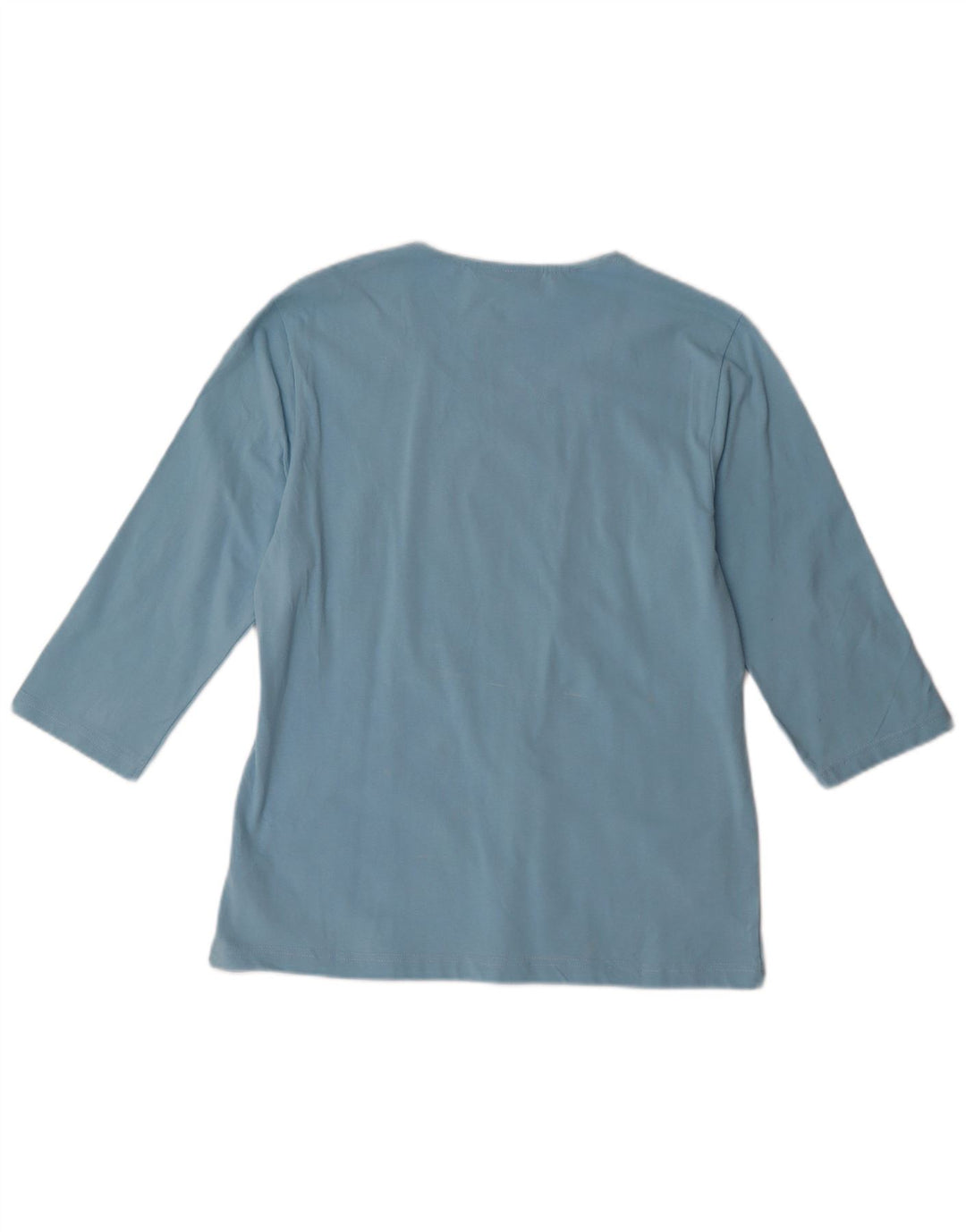 Женский топ Asics с рукавом 3/4 UK 18 XL, синий хлопок