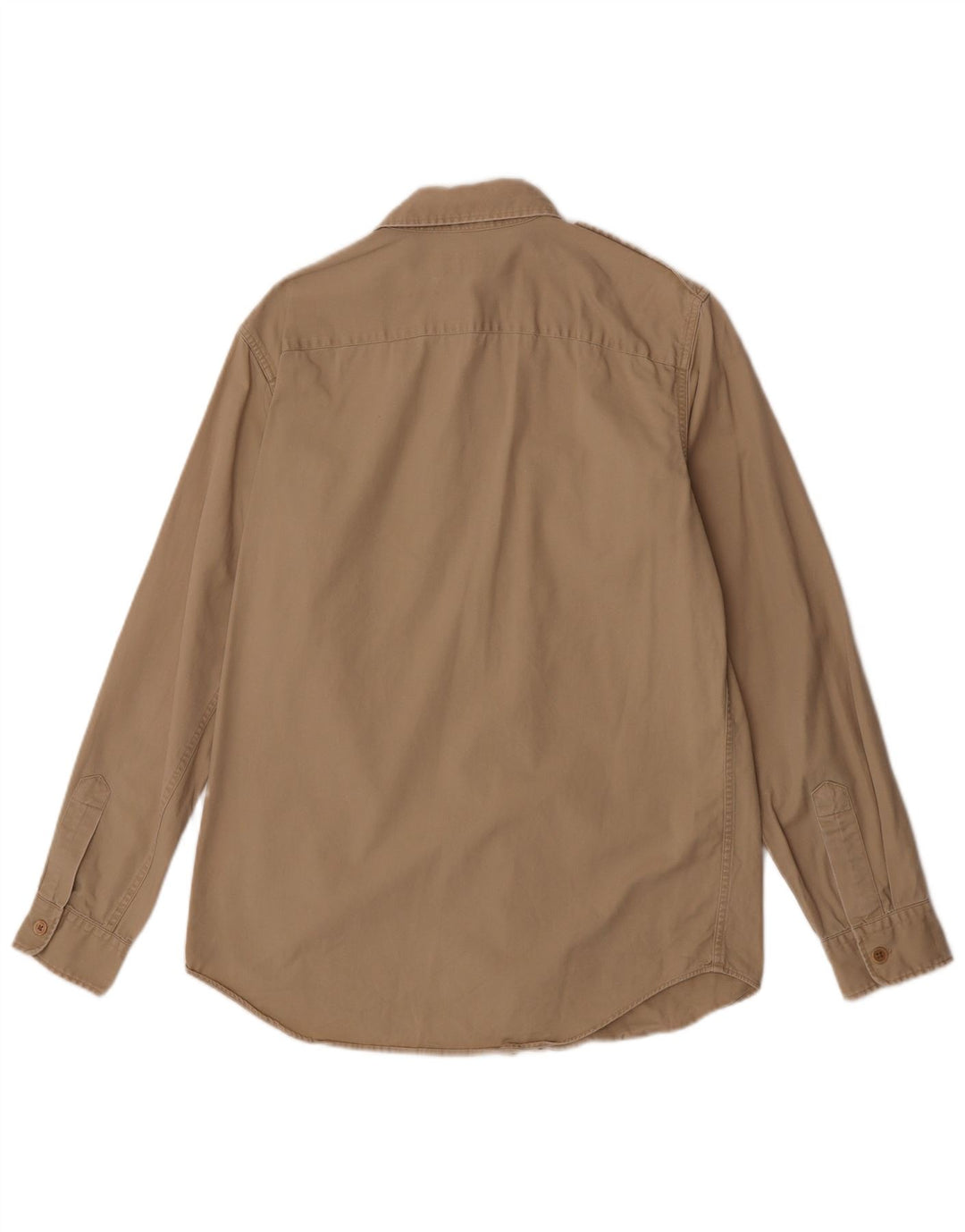 Мужская рубашка Polo Ralph Lauren среднего бежевого цвета из хлопка